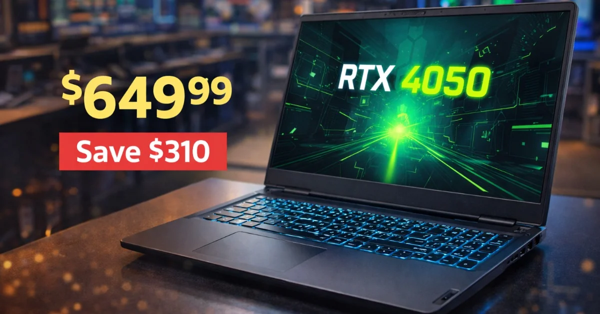 Lenovo LOQ Gaming Laptop With RTX 4050 Drops to $649 at Best Buy