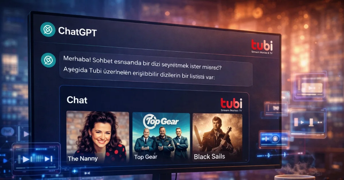 ChatGPT'ye Tubi Entegrasyonu: Sohbet Sırasında Dizi İzleme Dönemi