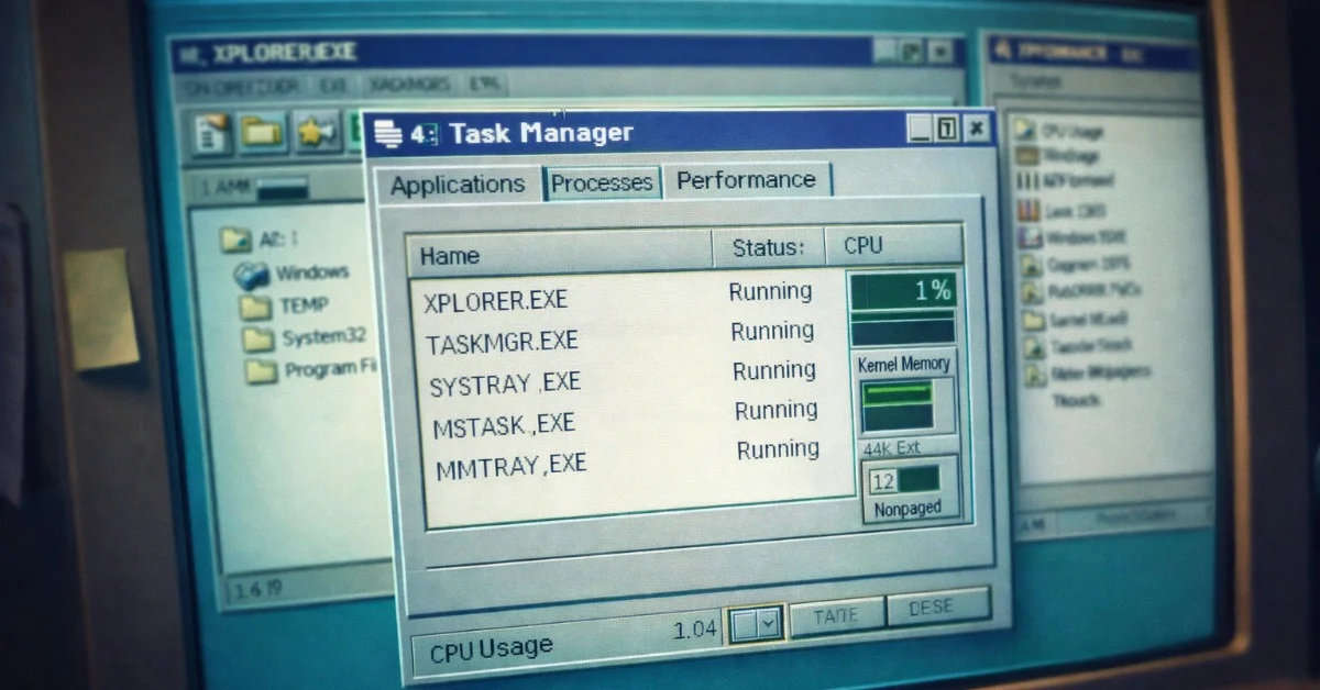Original Windows Task Manager Was Just 80KB, Its Creator Explains Why