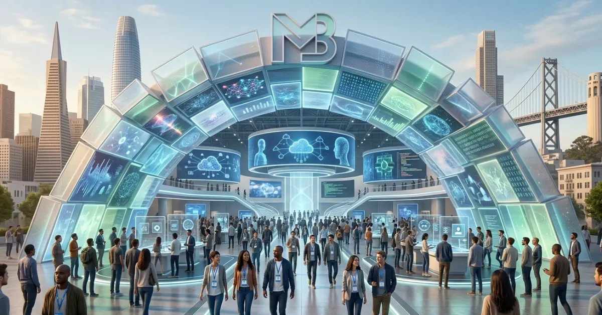 Microsoft Build 2026 geliştirici etkinliğini ve yapay zekâ iş akışlarını gösteren görsel