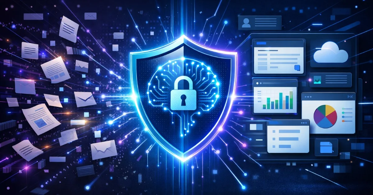 Google Gemini AI in Workspace showing enterprise privacy and automation features