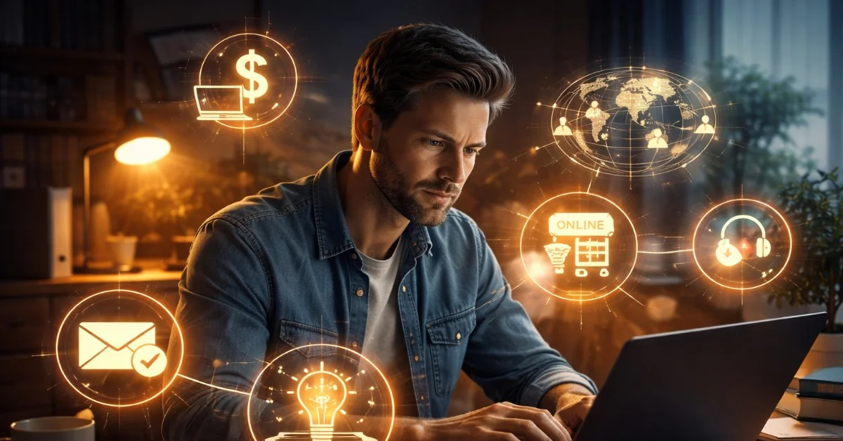 Online Geld verdienen 2026 Deutschland: Freelancing, KI-Dienste, digitale Produkte und Creator Economy als Einkommensmodelle im Ratgeber