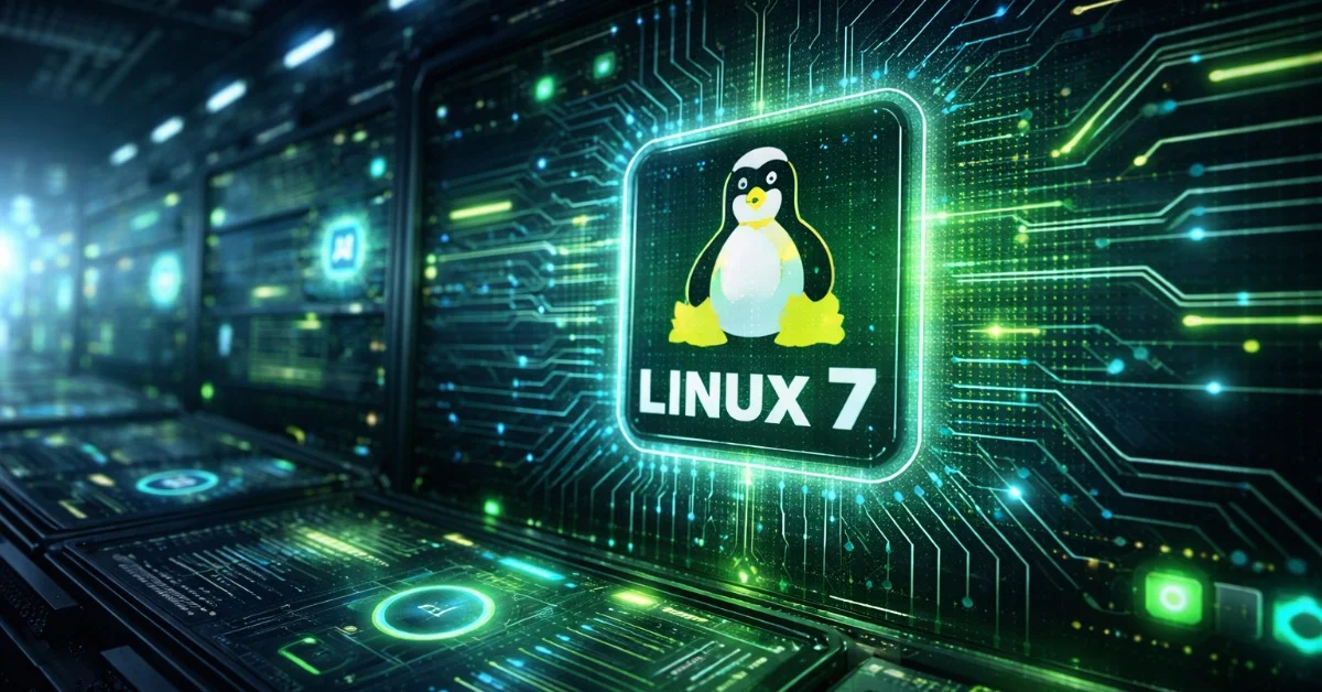 Linux 7 Kernel mit Fokus auf Performance-Optimierung und moderne Hardware-Unterstützung