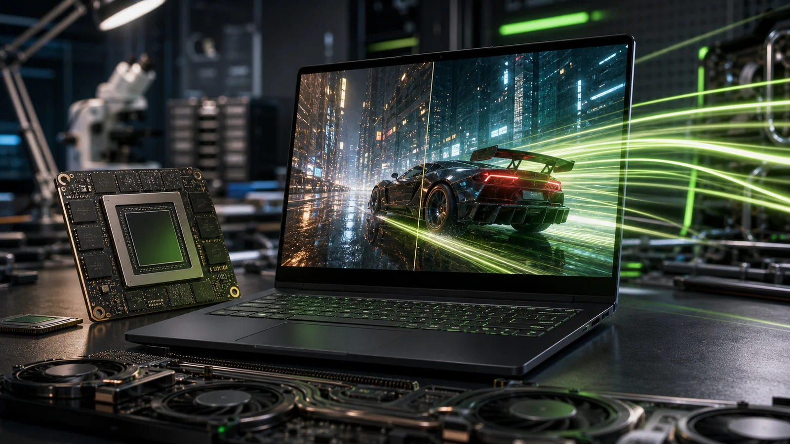 Portátil gaming con Nvidia RTX 50 Blackwell, RTX 5090 y DLSS 4.