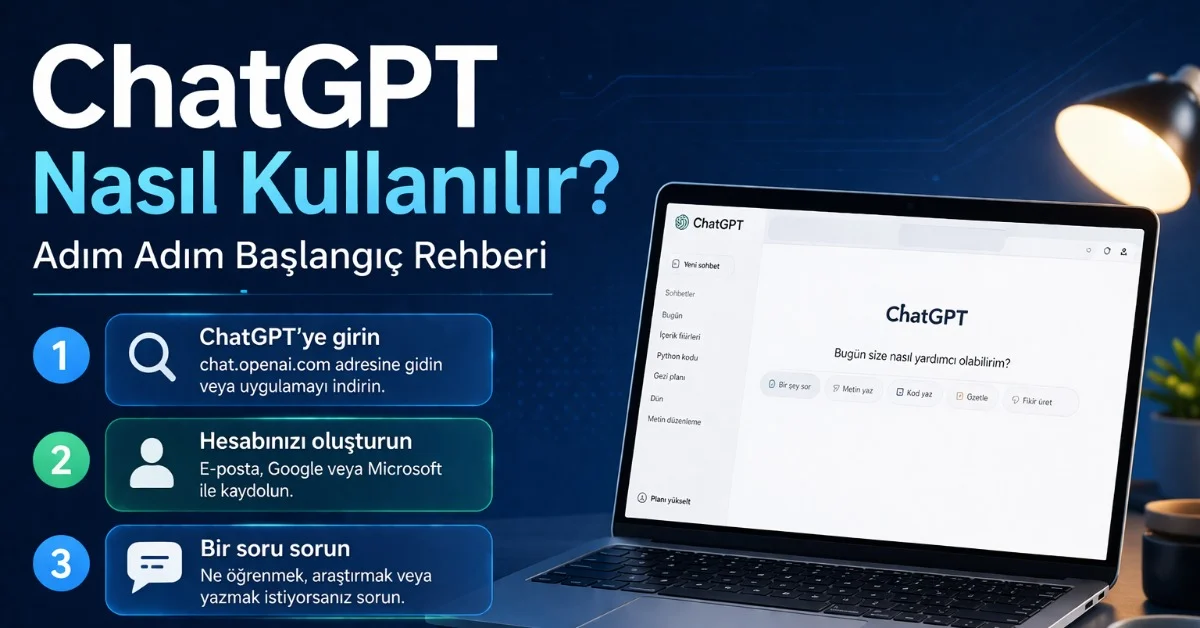 ChatGPT Nasıl Kullanılır? Adım Adım Başlangıç Rehberi