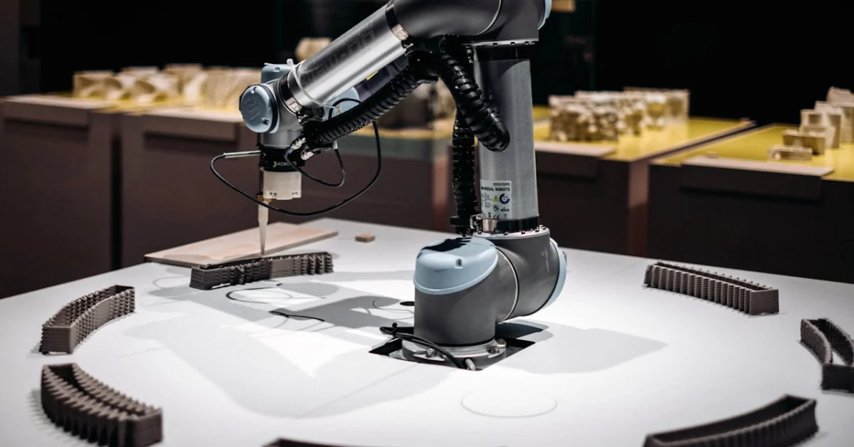 Industrieproduktion in Deutschland mit automatisierten Robotersystemen