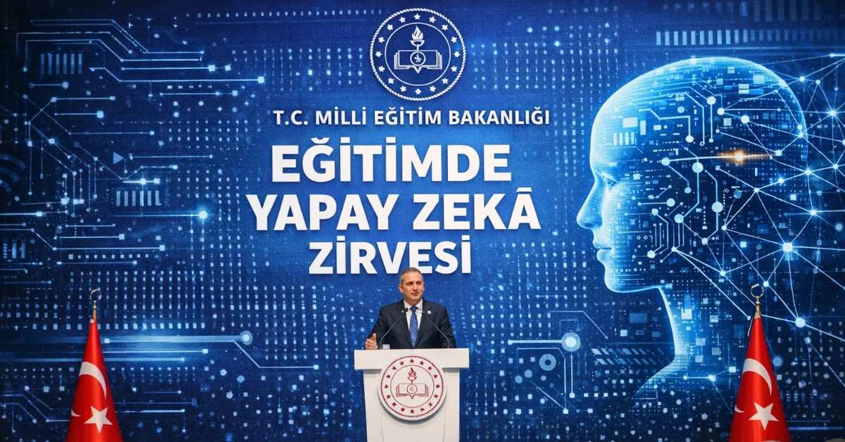 MEB Yapay Zekâ Vizyonunu Eğitim Zirvesinde Açıkladı