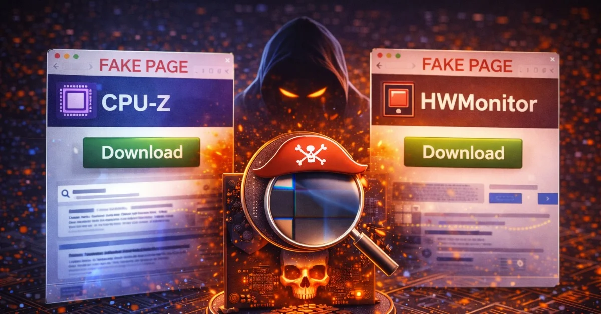 CPU-Z ve HWMonitor Sahte Siteleri Zararlı Yazılım Dağıtıyor