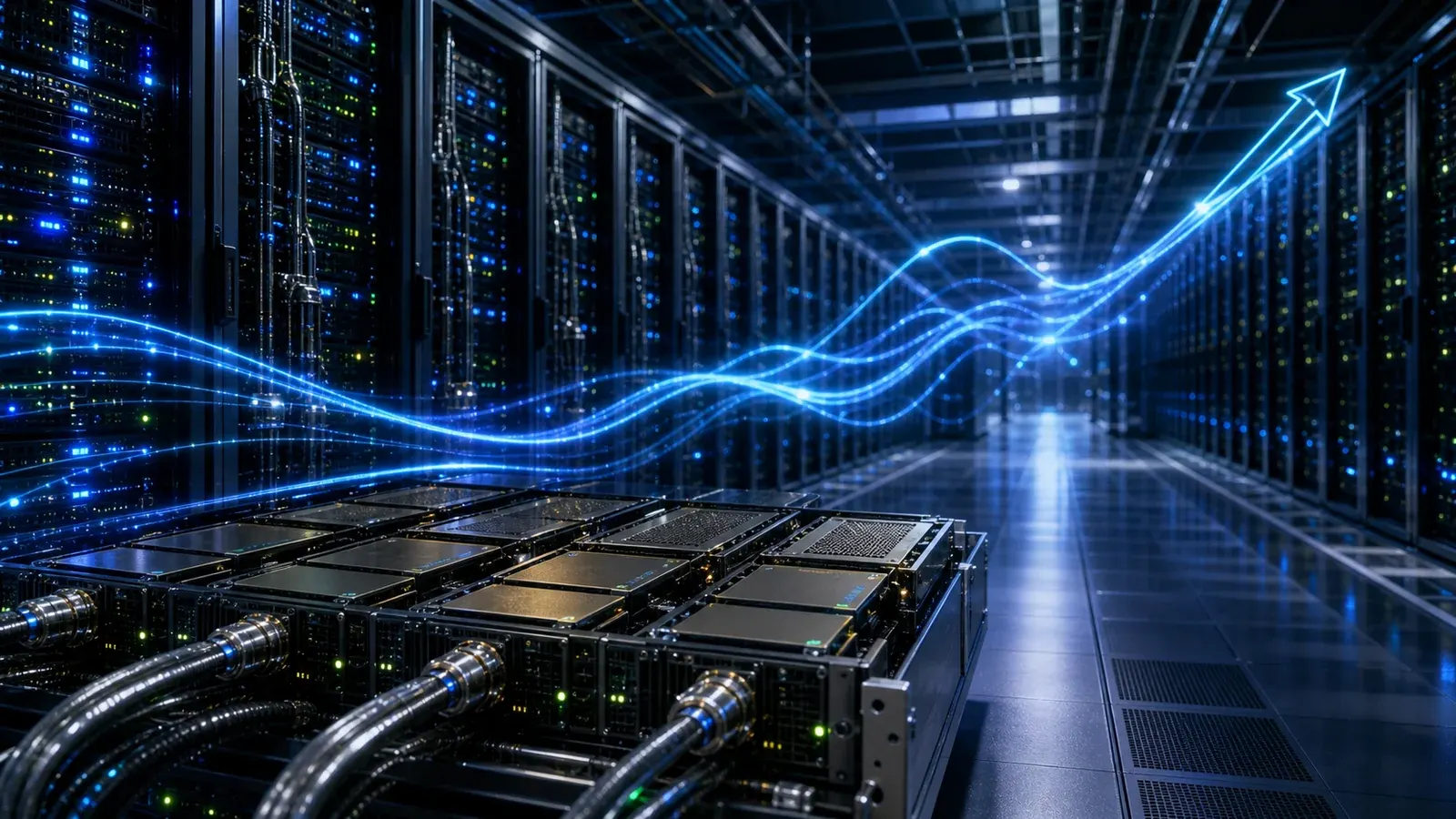 NVIDIA AI chip and data center revenue chart illustrating Q1 FY27 earnings