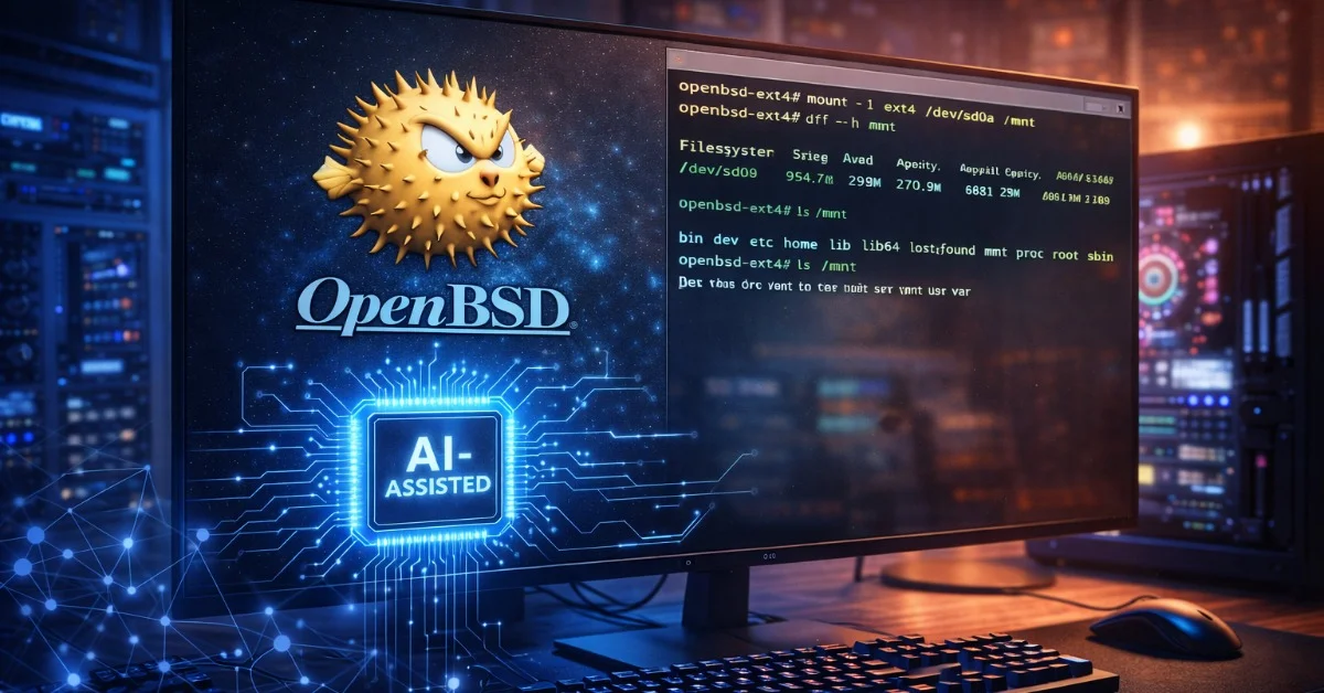 Developer Uses AI-Assisted Coding to Build Ext4 Driver for OpenBSD