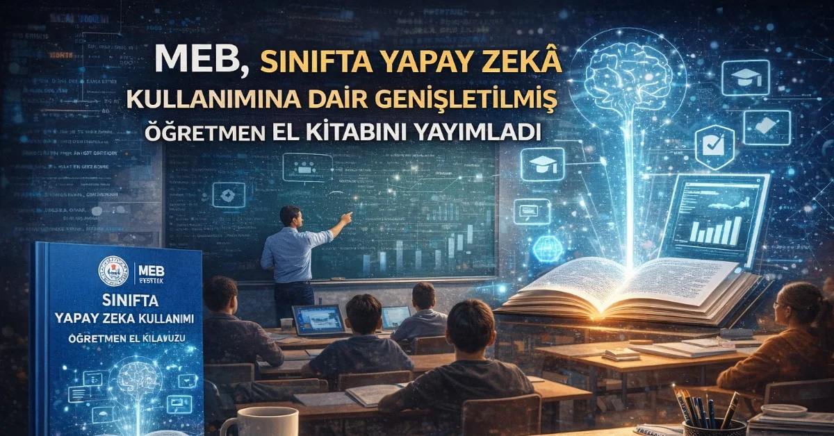 MEB'den Öğretmenlere Yapay Zekâ El Kitabı: Genişletilmiş Versiyon Yayımlandı
