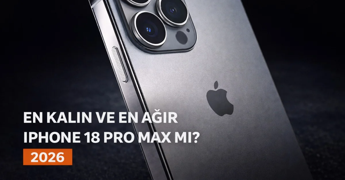 iPhone 18 Pro Max En Kalın iPhone Olabilir: İddialar Ne Diyor?