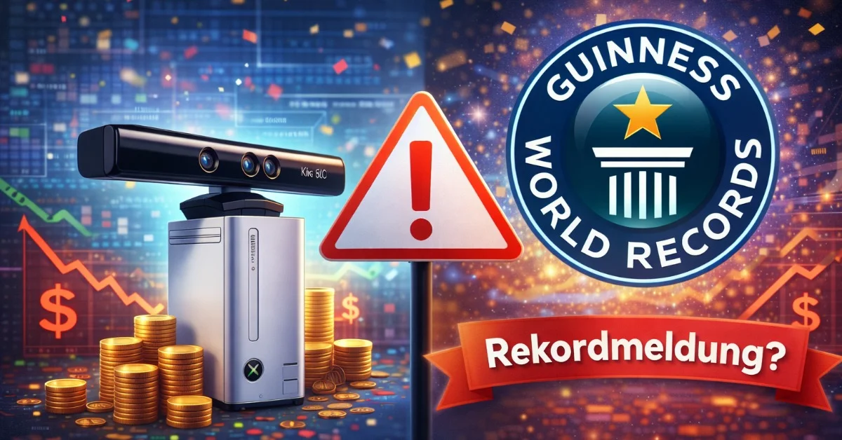 Kinect: Microsofts Bewegungssteuerung im Guinness-Buch der Rekorde