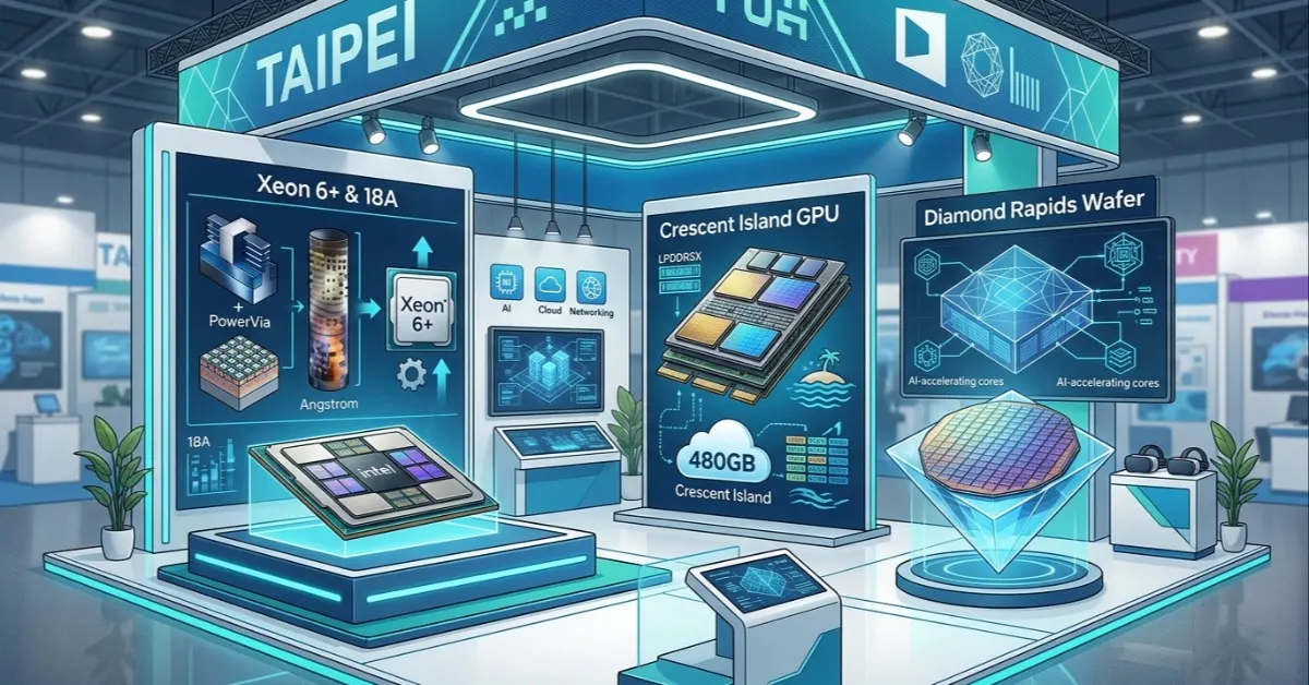 Intel Xeon 6+ und Rechenzentrums-Hardware auf der Computex 2026