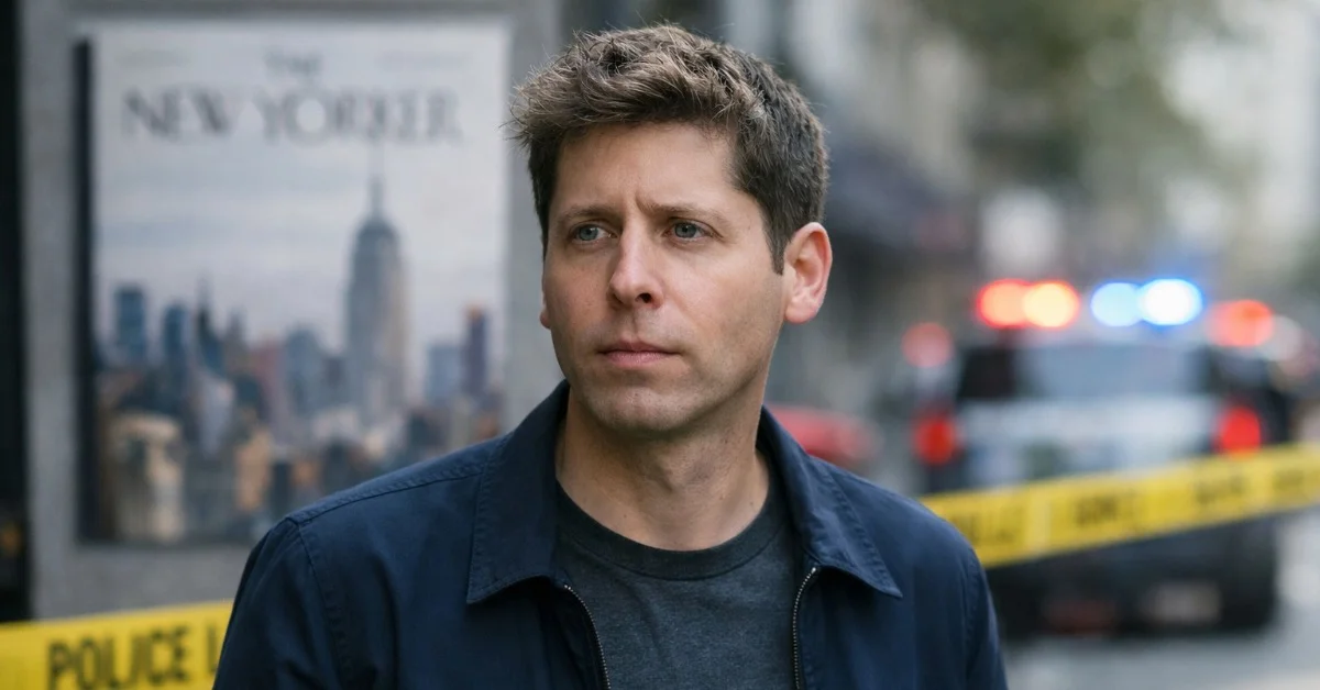OpenAI CEO Sam Altman responding to media coverage and public scrutiny following a New Yorker profile