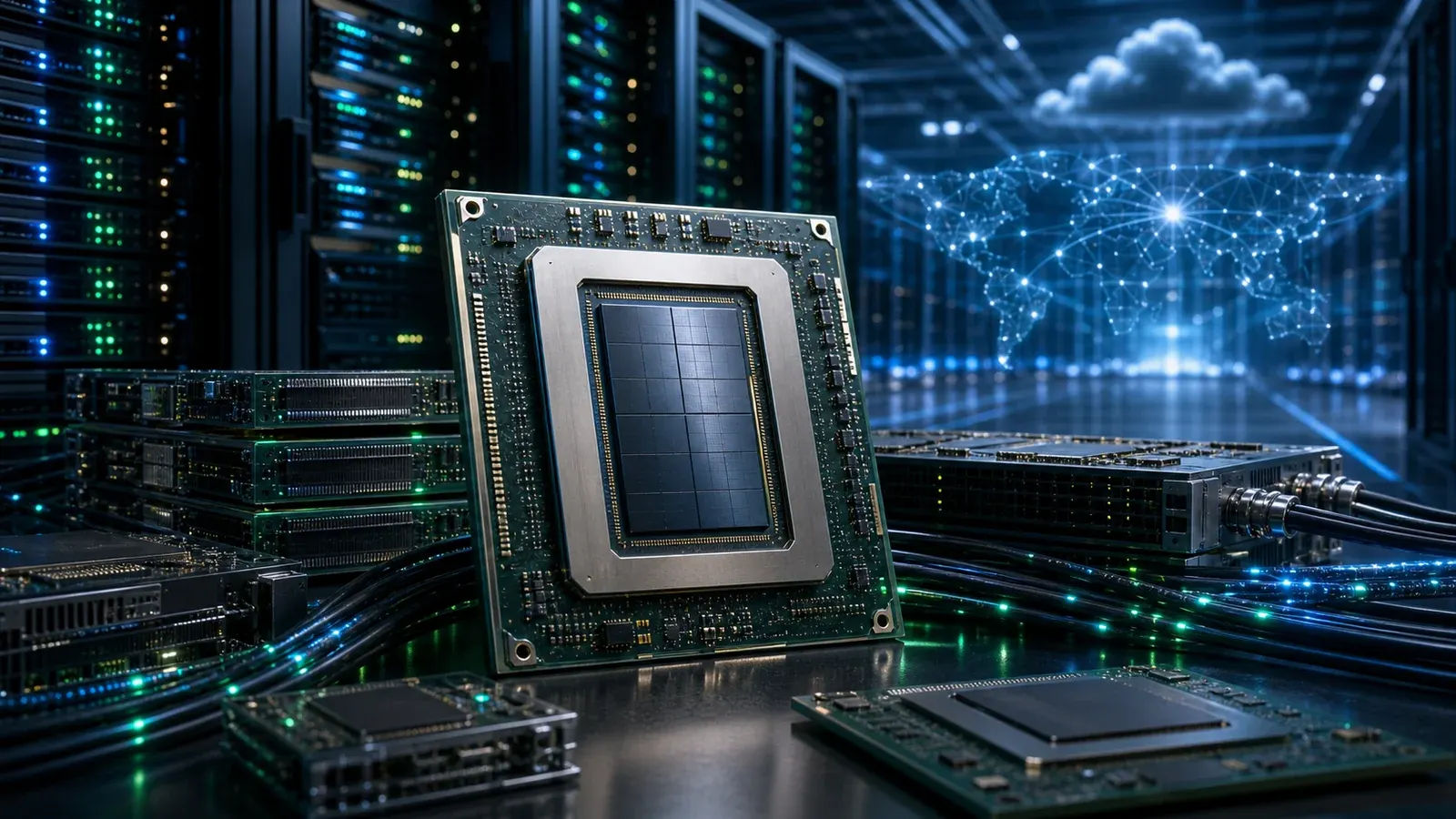 NVIDIA Vera CPU system in a data center, representing agentic AI workloads at Anthropic, OpenAI, SpaceXAI and Oracle