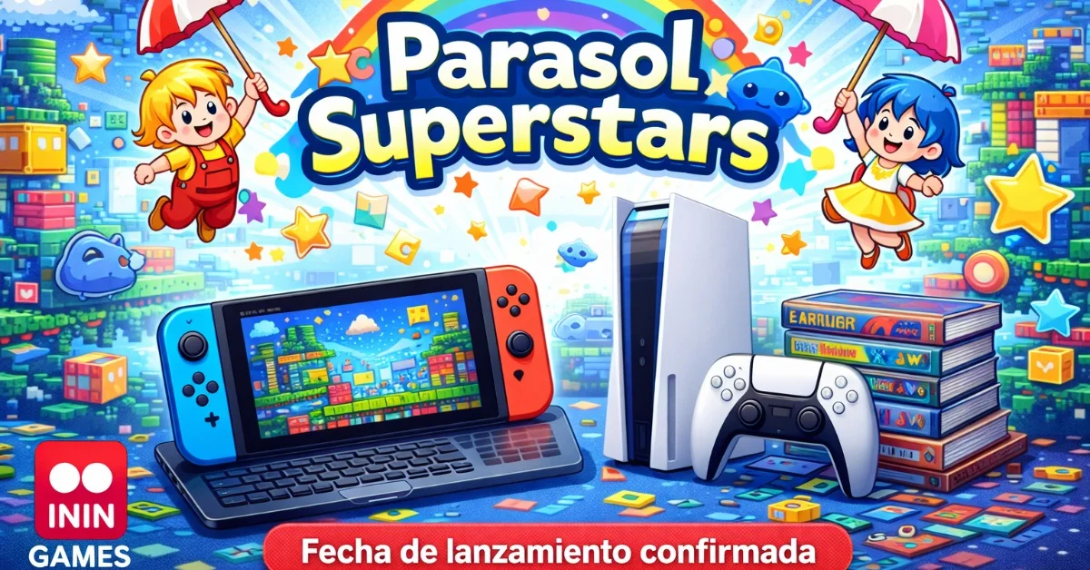 ININ Games confirma la fecha de lanzamiento de Parasol Superstars